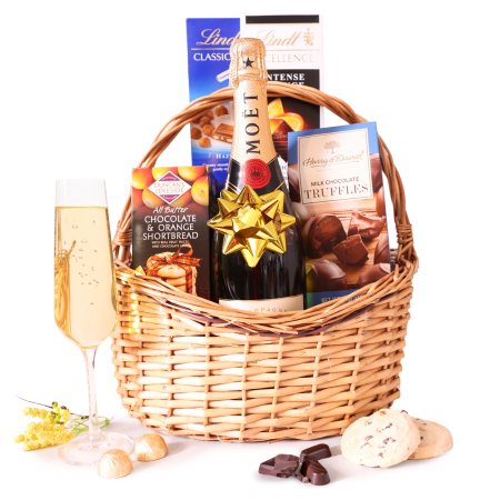 champagne and chocolate thanksgiving gift ideas