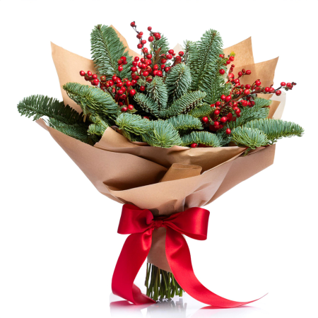 trendy christmas gifts fern bouquet